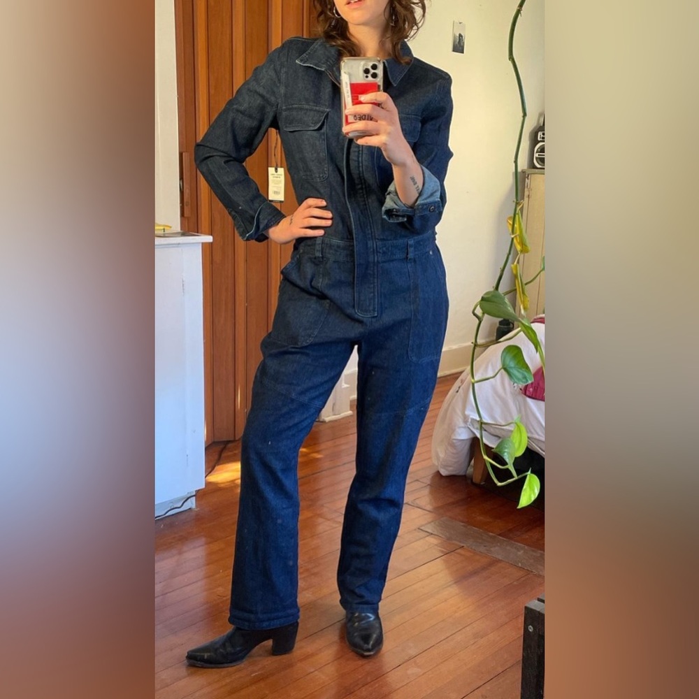 Denim Work Coveralls